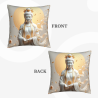Cuscino in peluche della Bodhisattva Guanyin - 18x18 pollici | Okomall