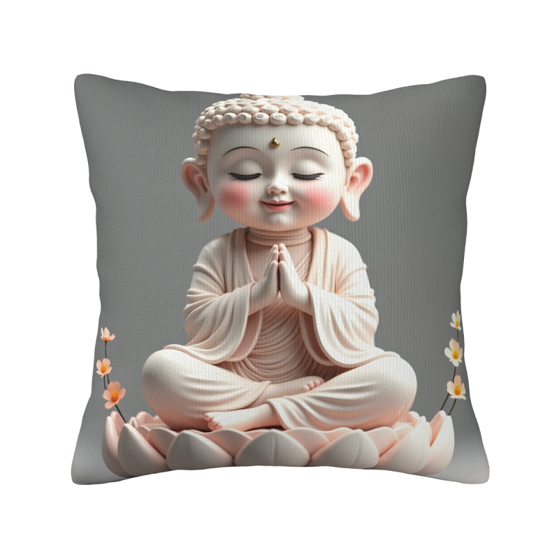 Cuscino in peluche Zen - 18x18 pollici | Okomall