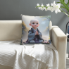 Funda de almohada de peluche con personajes de dibujos animados lindos - Okomall
