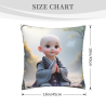 Funda de almohada de peluche con personajes de dibujos animados lindos - Okomall