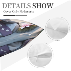 Funda de almohada de peluche con personajes de dibujos animados lindos - Okomall