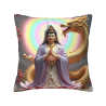 Zen Lotus Plush Pillow Cover - Okomall