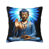 Zen Lotus Plush Pillow Cover - Okomall