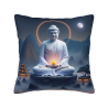 禪의 산과 숲 모티브의 푹신한 쿠션 커버 - 18x18인치 | OKOMALL