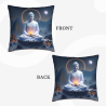 Federa per cuscino in peluche con motivo zen di montagna e foresta - 18x18 pollici | OKOMALL