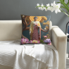 Custodia per cuscino in peluche con paesaggio zen - 18x18 pollici | OKOMALL