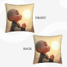 Federa cuscino in peluche di monaco buddista in preghiera - Okomall