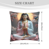 Zen Buddha Plush Pillow Cover - Okomall
