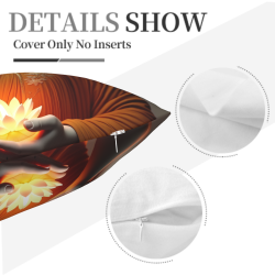 Zen Buddha Plush Pillow Cover - Okomall