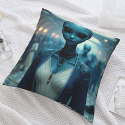 Federa cuscino ritratto femminile in stile Star Trek - Okomall