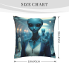 Housse de coussin portrait de femme style Star Trek - Okomall