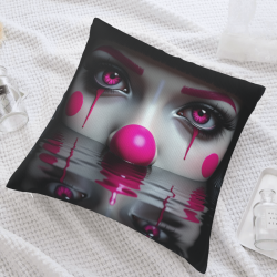 Funda de cojín de payaso de peluche terrorífico - Okomall