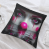 Funda de cojín de payaso de peluche terrorífico - Okomall