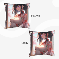 Housse de Coussin Peluche Anime Fille - Okomall