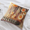 Housse de coussin en peluche motif forêt enchantée - Okomall