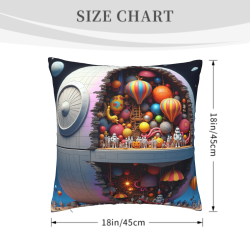 Housse de coussin en peluche sur le thème de Star Wars - Okomall