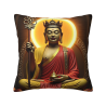 禅仏 плюшевая подушка - 18x18 インチ | OKOMALL