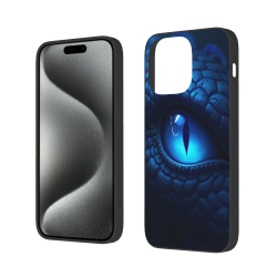 iPhone 15/Pro/Max Dragon Eye Texture Phone Case - okomall