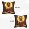 Funda de cojín de peluche con imagen de Buda Zen - 18x18 pulgadas | OKOMALL