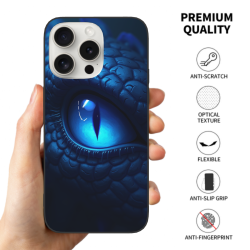 iPhone 15/Pro/Max Dragon Eye Texture Phone Case - okomall