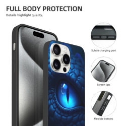 iPhone 15/Pro/Max Dragon Eye Texture Phone Case - okomall