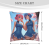 Funda de Almohada de Peluche Anime Niña - Okomall
