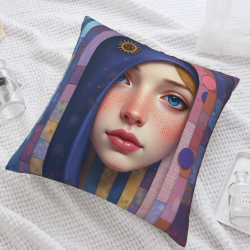 Cuscino in Peluche 'Dreamy Girl' - Okomall