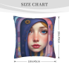 Funda de Almohada de Peluche 'Dreamy Girl' - Okomall