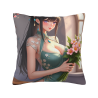 绝美少女毛绒抱枕套 - Okomall