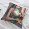 绝美少女毛绒抱枕套 - Okomall
