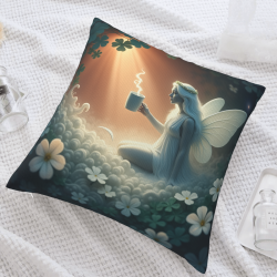 Enchanted Forest Plush Pillow Cover - 18x18 inches | OKOMALL