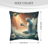 Enchanted Forest Plush Pillow Cover - 18x18 inches | OKOMALL
