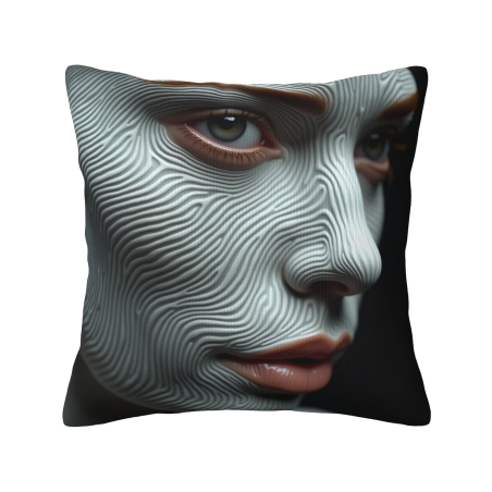 Double-Sided Psychedelic Geometric Pillow Cover - Okomall