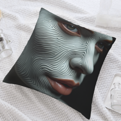 Funda de cojín geométrica hipnótica de doble cara - Okomall