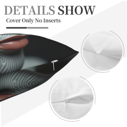 Funda de cojín geométrica hipnótica de doble cara - Okomall