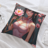 日系美少女抱枕套 - 樱花庭院 | OkoMall