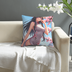 Anime Girl Cherry Blossom Pillow Case - Okomall