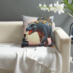 Aventure en Forêt - Taie d'Oreiller en Peluche Double Face | okomall