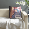 Housse de Coussin Japonaise Cerisier et Jeune Fille - Okomall