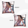Taie d'Oreiller en Peluche Motif Fille Jolie - Okomall