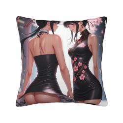 Anime Girl Plush Pillow Cover - Okamall Official Store