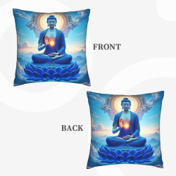 Copertura cuscino in peluche con motivo cielo stellato - Okomall