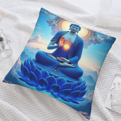 Copertura cuscino in peluche con motivo cielo stellato - Okomall