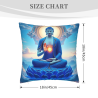 Housse de coussin en peluche à motif de ciel étoilé - Okomall
