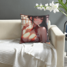 精緻少女風毛絨抱枕套 - Okomall