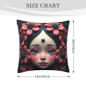 Dreamy Girl Double-Sided Printed Plush Pillow Cover - Okomall