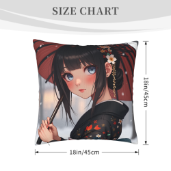 Kusselfüllung mit japanischem Stil für Mädchen - Traumhafte Sakura-Mädchen | OKOMALL