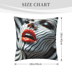 Double-Sided Portrait Plush Pillow Cover - Okomall