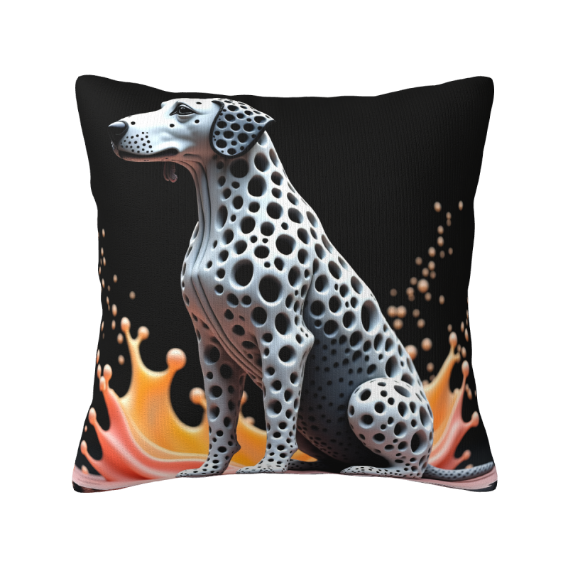 Dynamic Flames Plush Pillow Cover - Okomall