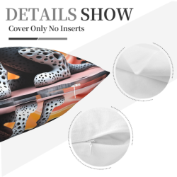 Dynamic Flames Plush Pillow Cover - Okomall